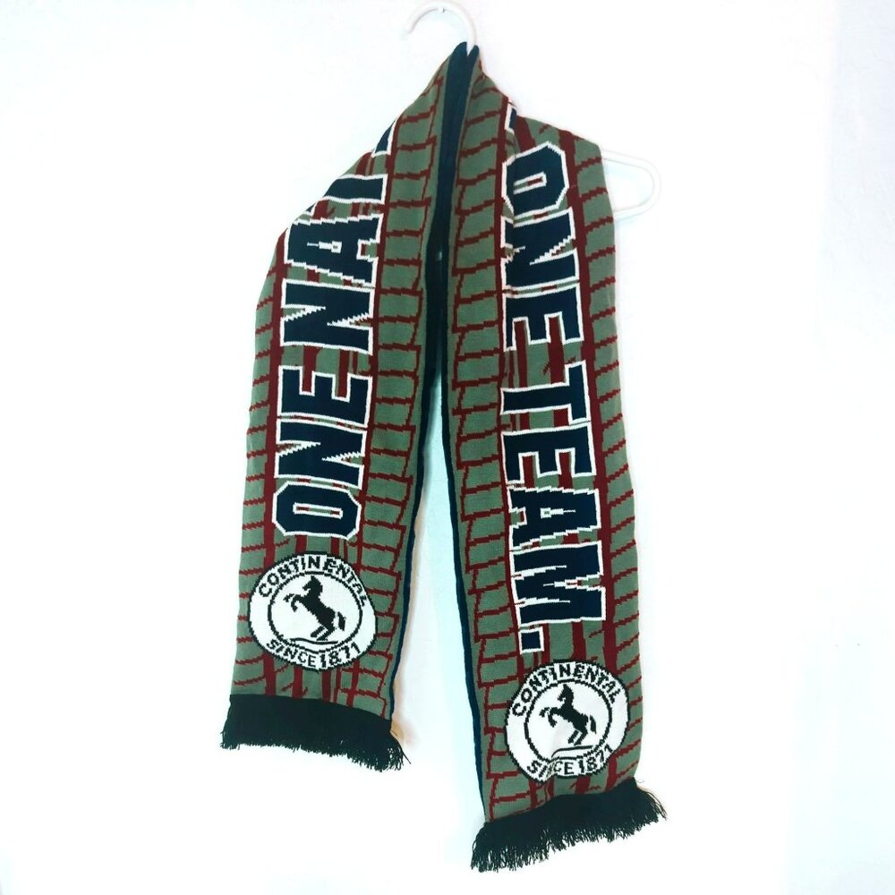 USA Continental Tire National Soccer Team Scarf Double Sided One Nation One Team